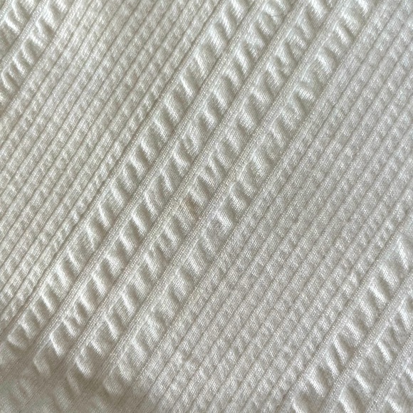 ZYIA White Textured Riley Sweatshirt Size S - Picture 5 of 5